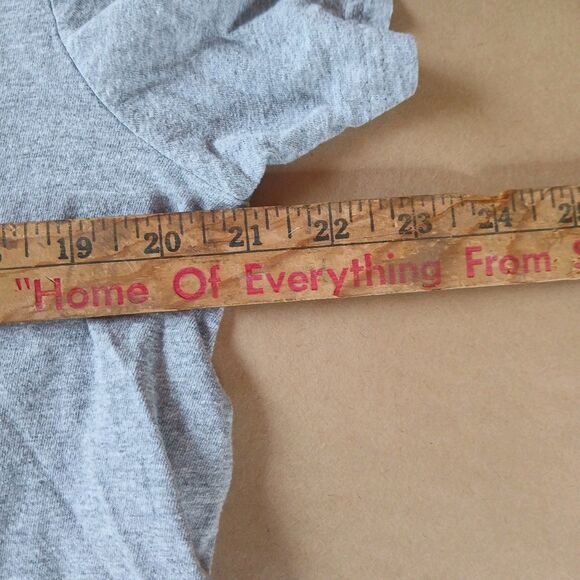 Scooby-Doo! Graphic T-shirt Size L Heather Gray Short Sleeve 90s Cartoon Classic - Picture 5 of 6